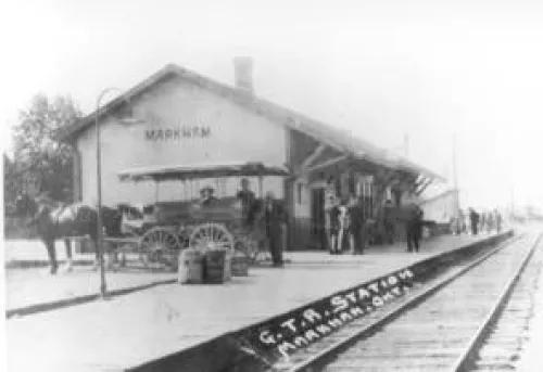 Markham Village Train Station, c.1900