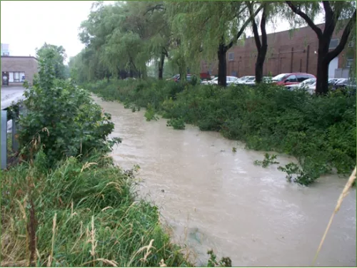 flood images from Markham