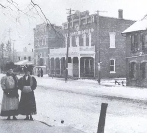 Old Town Hall and the Franklin House Hotel