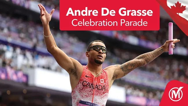 Andre De Grasse Celebration Parade