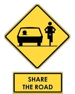 Share the Road Sign