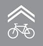 Sharrows – Assists cyclists with positioning themselves along the pavement to safely share the road with vehicles